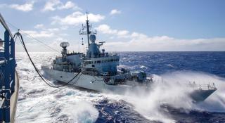 The Royal Malaysian Navy (RMN) corvette Lekir